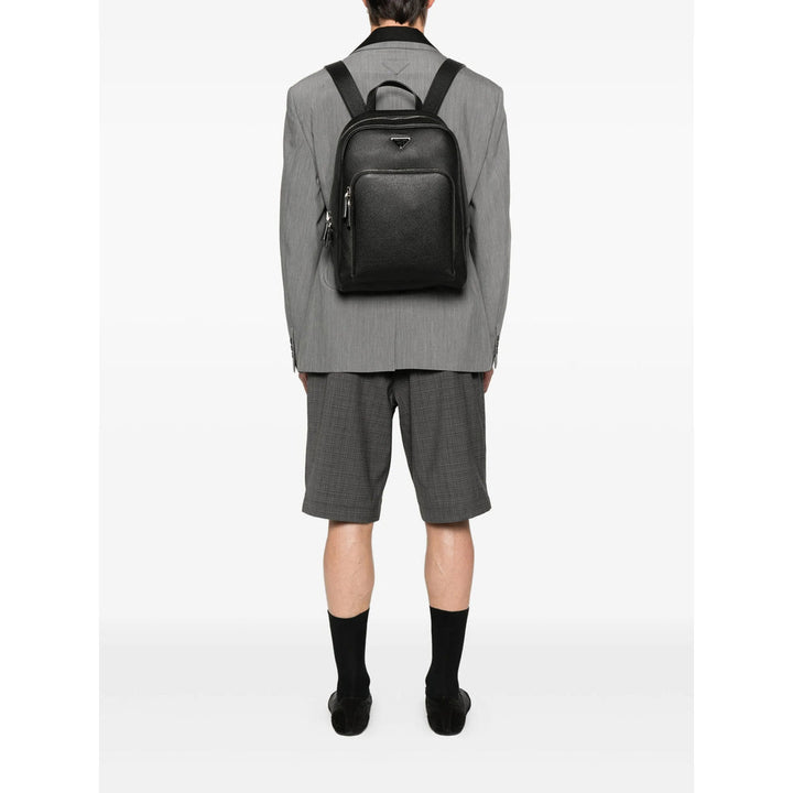 Prada Black Backpacks Men