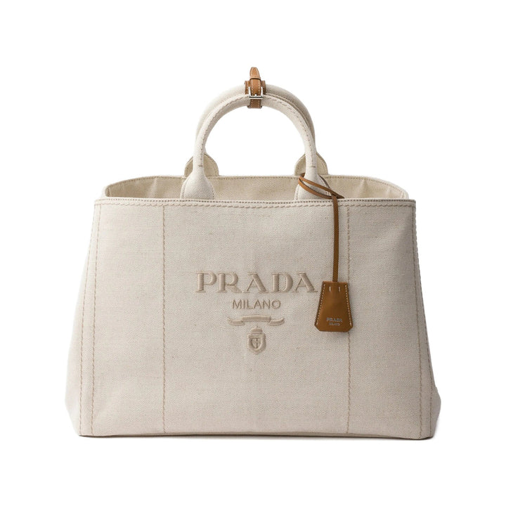 Prada Neutrals Tote Bags Men