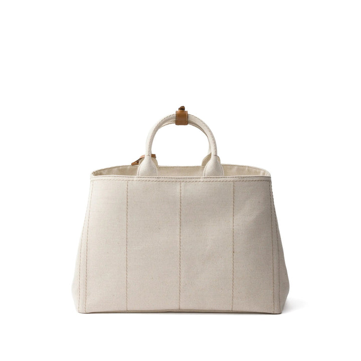Prada Neutrals Tote Bags Men