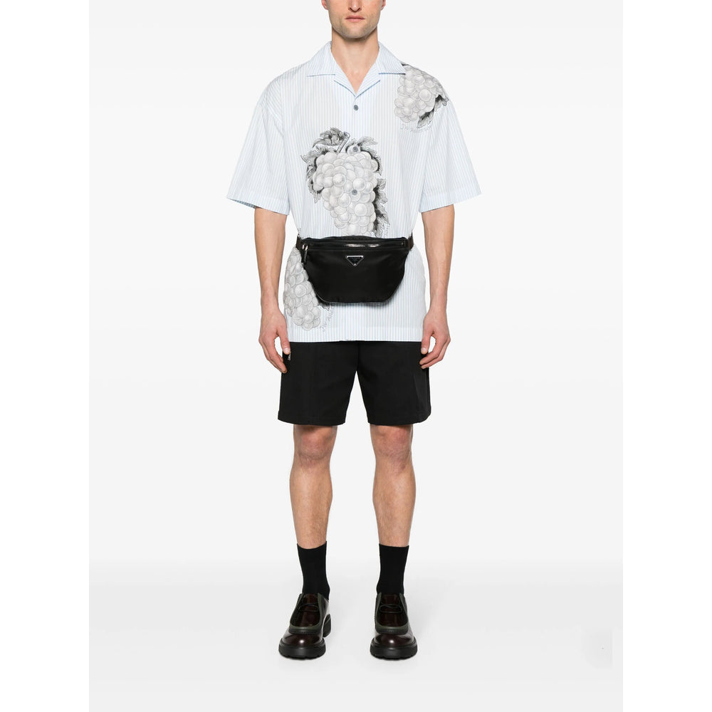 Prada Black Belt Bags Men