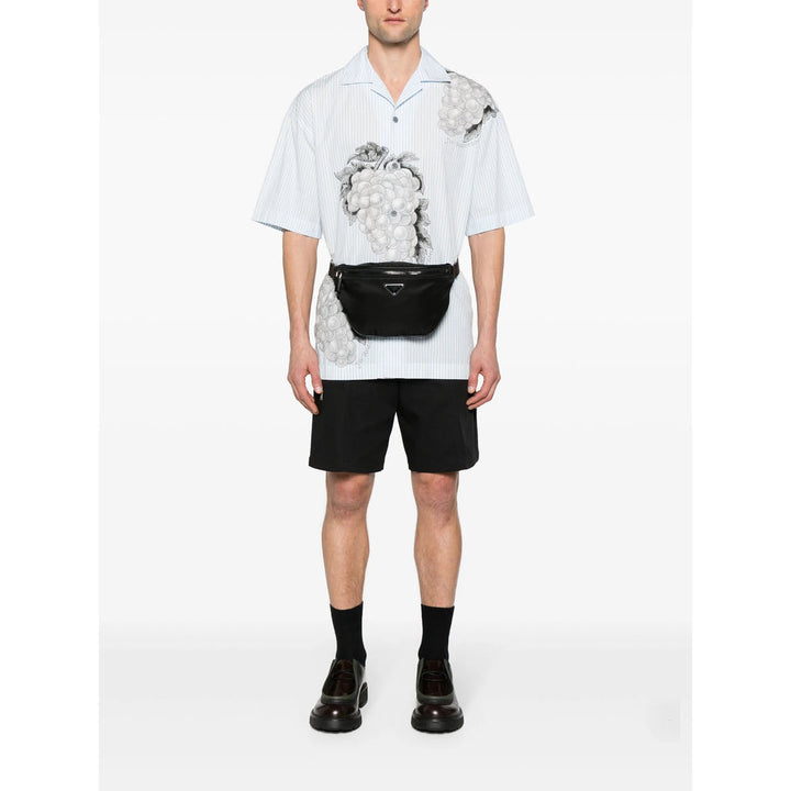 Prada Black Belt Bags Men