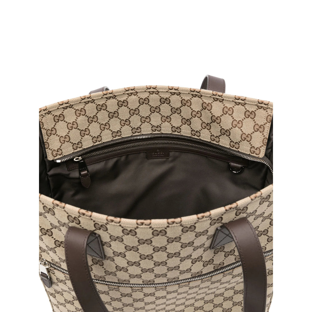 Gucci Neutrals Tote Bags Men