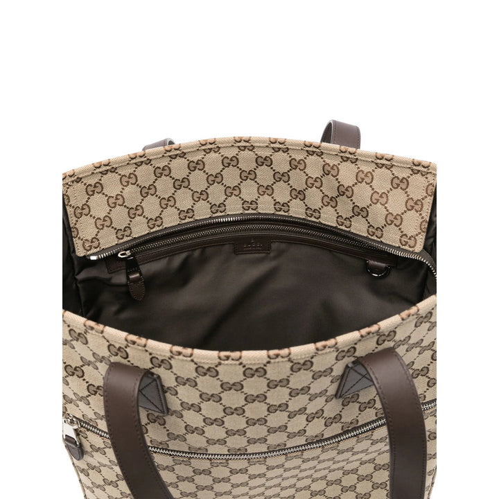 Gucci Neutrals Tote Bags Men