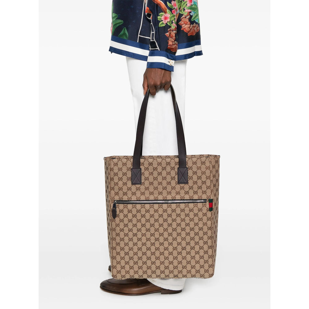 Gucci Neutrals Tote Bags Men