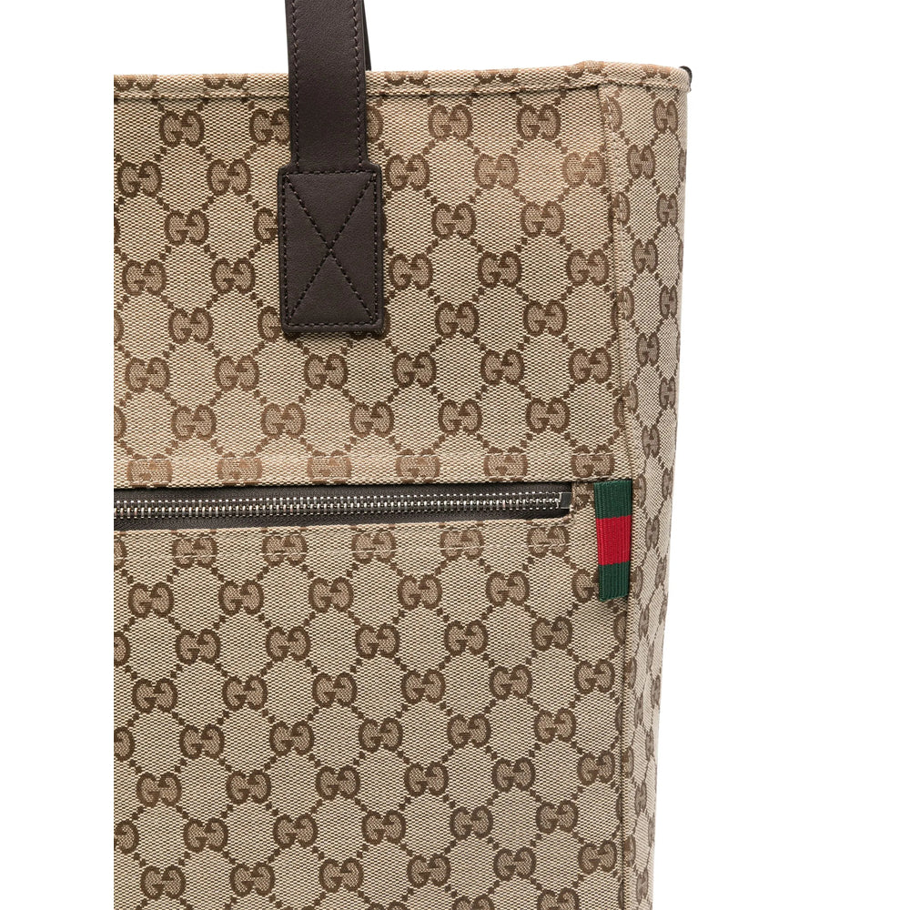 Gucci Neutrals Tote Bags Men