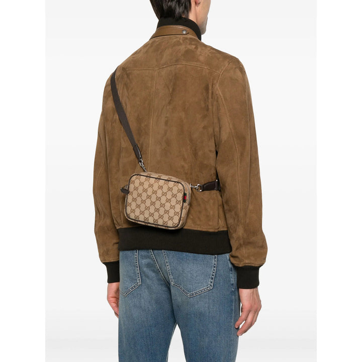 Gucci Neutrals Messenger Bags Men
