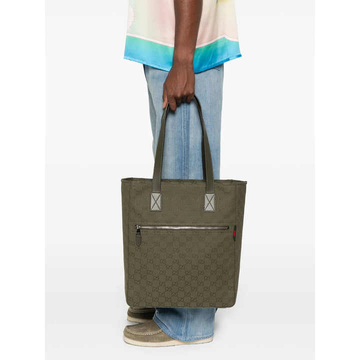 Gucci Green Tote Bags Men