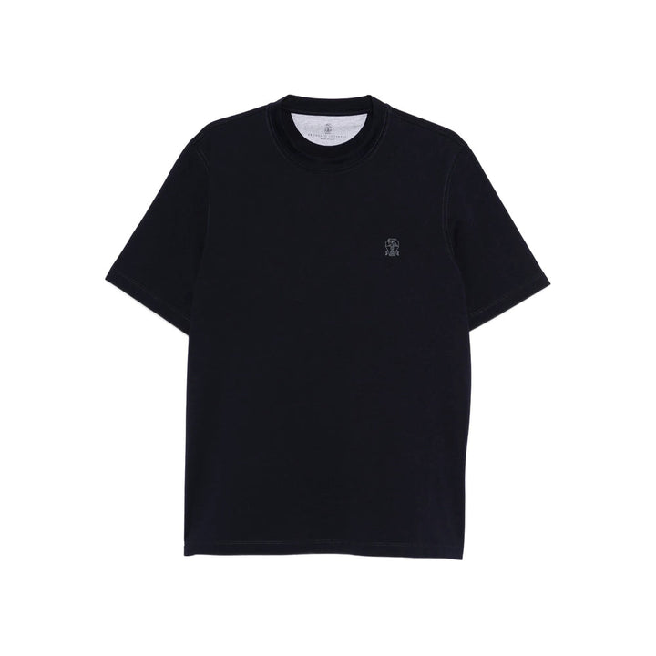 Brunello Cucinelli Blue T-Shirts & Vests - T-Shirts Men