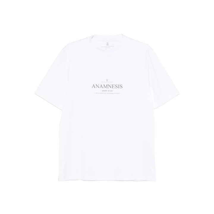 Brunello Cucinelli White T-Shirts & Vests - T-Shirts Men