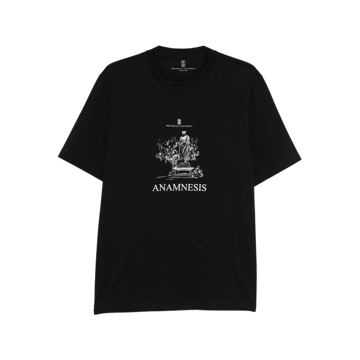 Brunello Cucinelli Black T-Shirts & Vests - T-Shirts Men