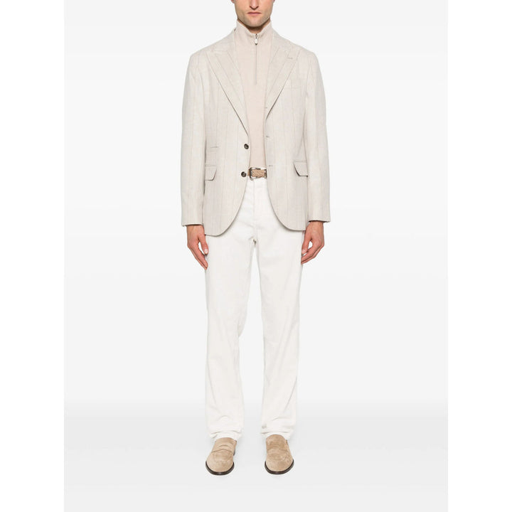 Brunello Cucinelli Neutrals Trousers - Regular & Straight-Leg Trousers Men