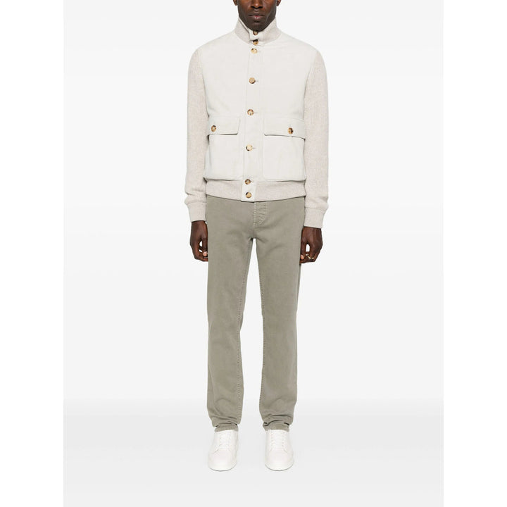 Brunello Cucinelli Grey Jackets - Lightweight Jackets Men