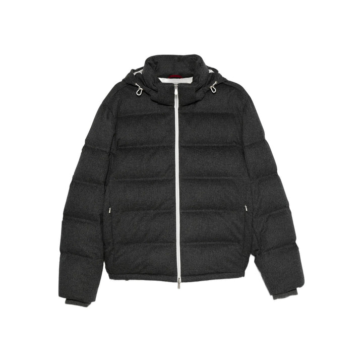 Brunello Cucinelli Grey Jackets - Padded & Down Jackets Men