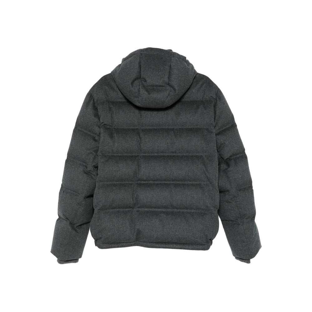 Brunello Cucinelli Grey Jackets - Padded & Down Jackets Men