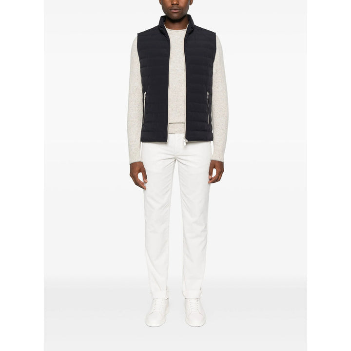 Brunello Cucinelli Blue Jackets - Waistcoats & Gilets Men