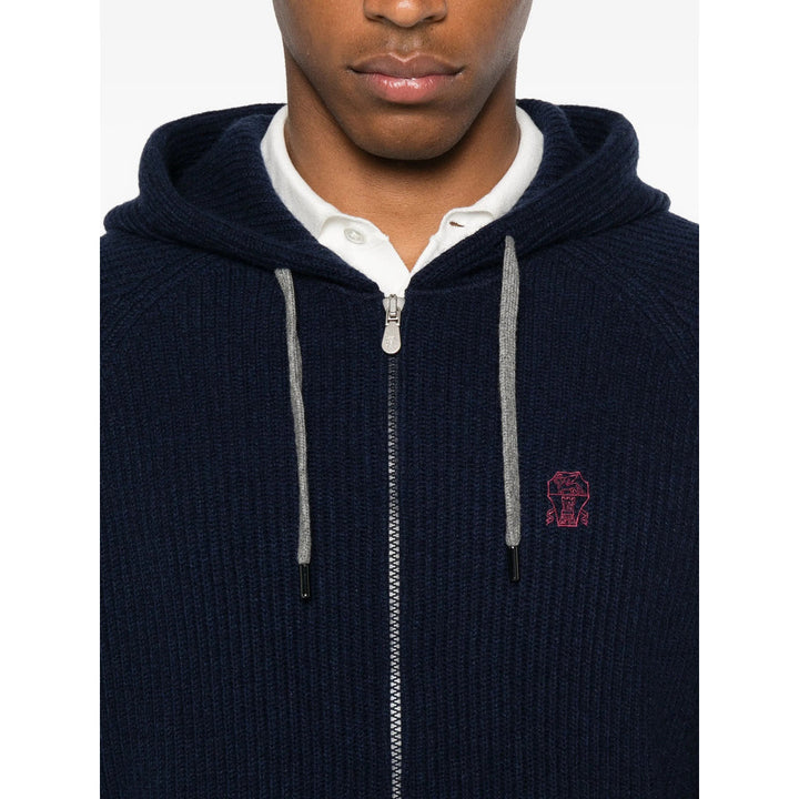 Brunello Cucinelli Blue Sweaters & Knitwear - Cardigans Men