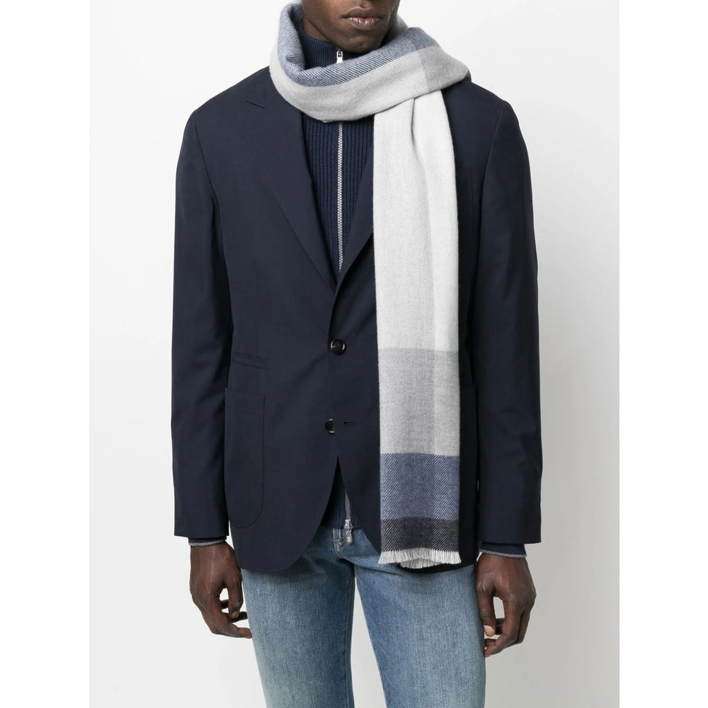 Brunello Cucinelli Blue Scarves Men