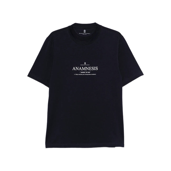 Brunello Cucinelli Blue T-Shirts & Vests - T-Shirts Men