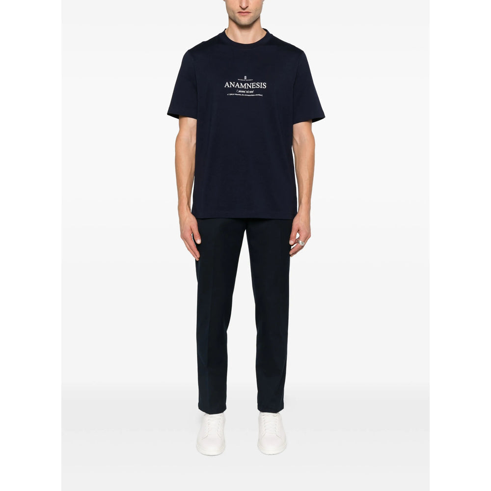 Brunello Cucinelli Blue T-Shirts & Vests - T-Shirts Men