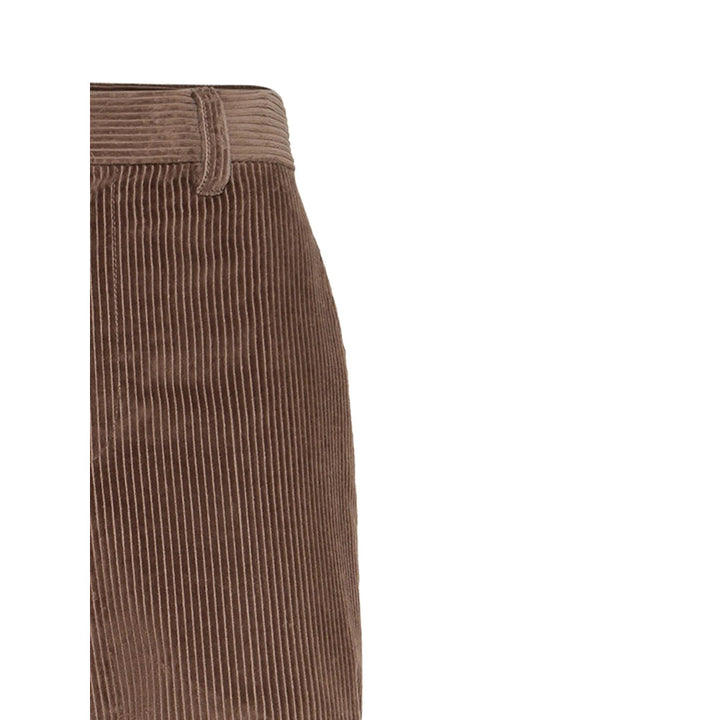Brunello Cucinelli Brown Trousers - Straight Trousers Women