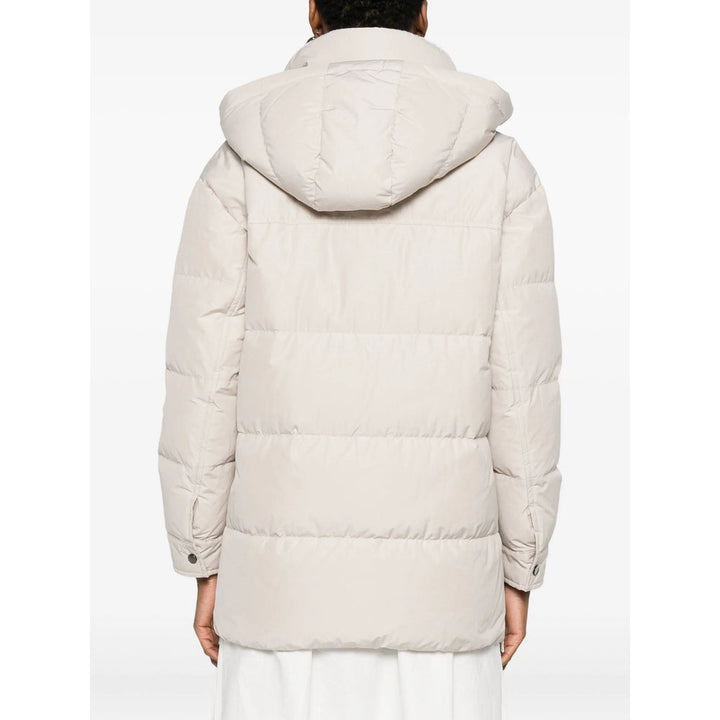 Brunello Cucinelli Neutrals Coats - Single Breasted Coats Women