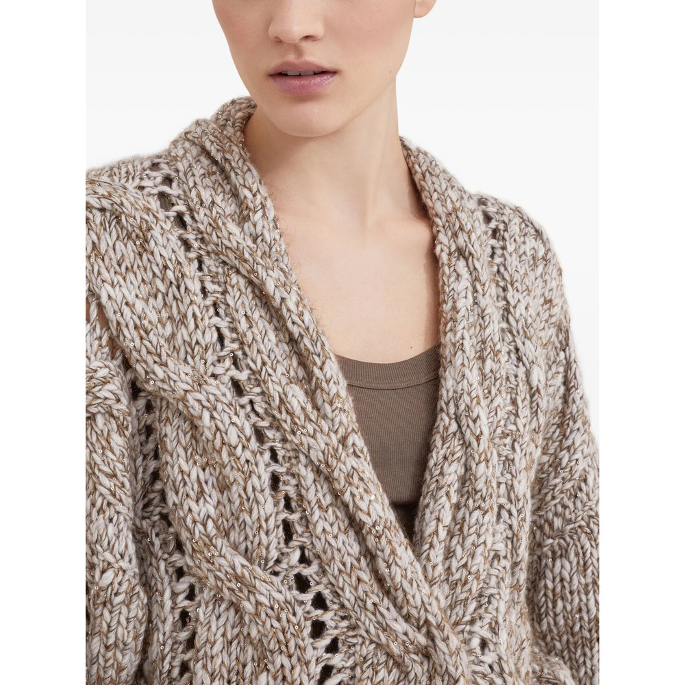 Brunello Cucinelli Neutrals Knitwear - Cardigans Women