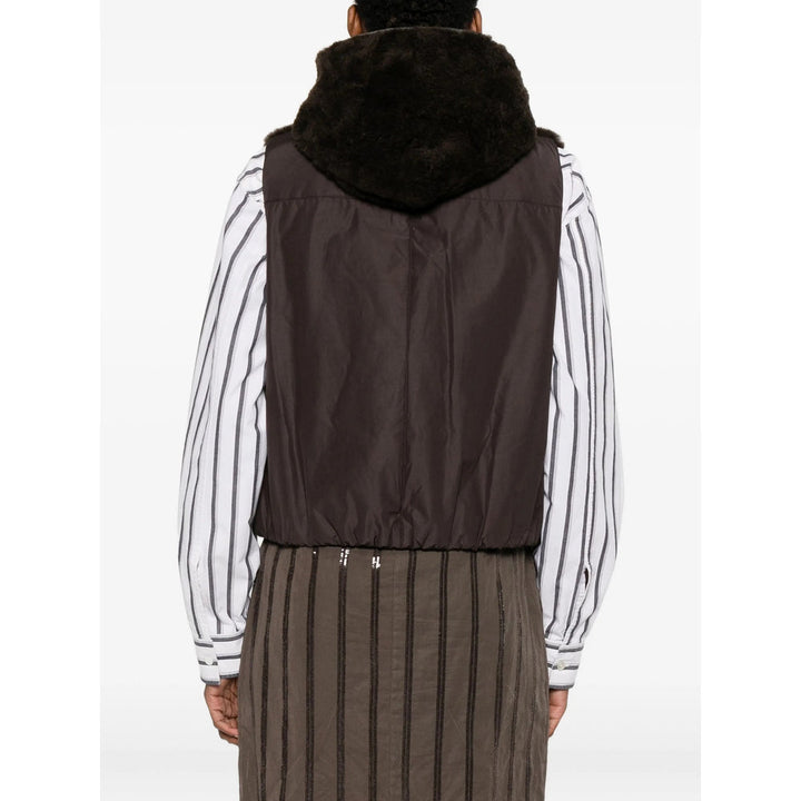 Brunello Cucinelli Brown Jackets - Waistcoat & Gilets Women
