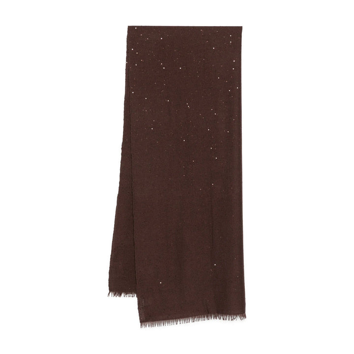 Brunello Cucinelli Brown Scarves Women