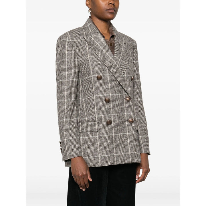 Brunello Cucinelli Brown Jackets - Blazers Women