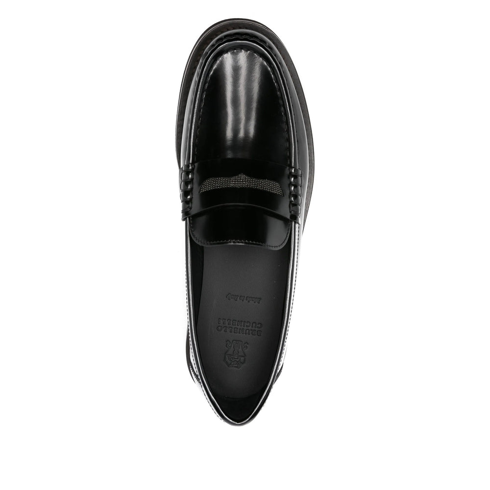 Brunello Cucinelli Black Loafers Women
