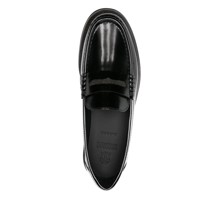 Brunello Cucinelli Black Loafers Women