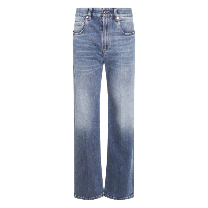 Brunello Cucinelli Blue Denim - Flared Jeans Women