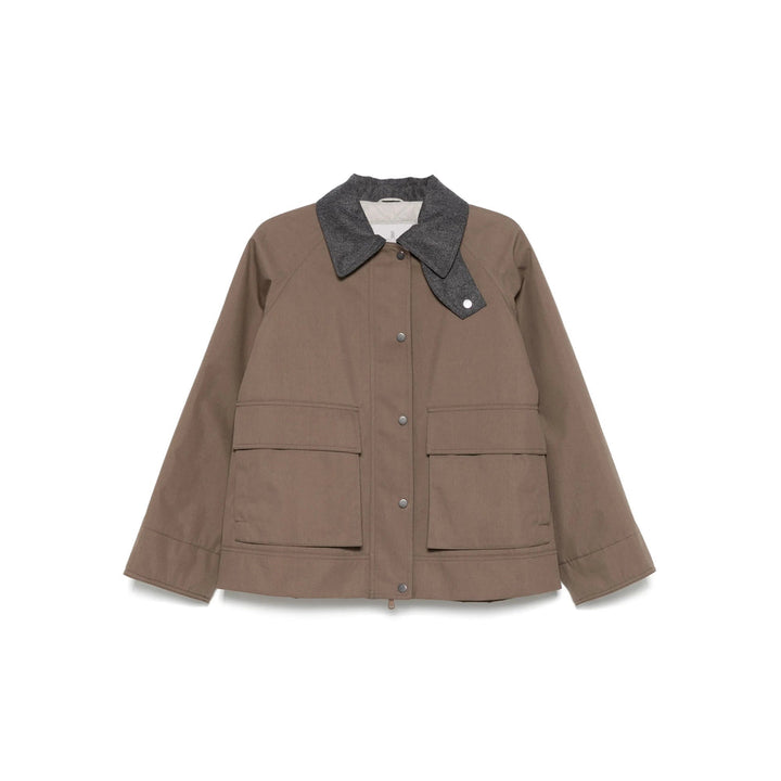 Brunello Cucinelli Brown Jackets - Oversized Jackets Women