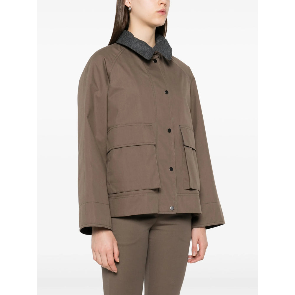 Brunello Cucinelli Brown Jackets - Oversized Jackets Women