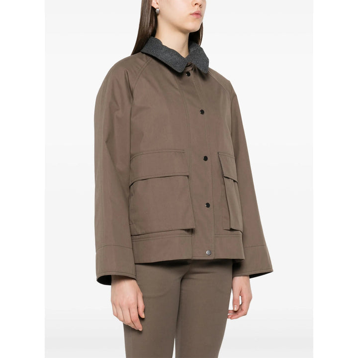 Brunello Cucinelli Brown Jackets - Oversized Jackets Women