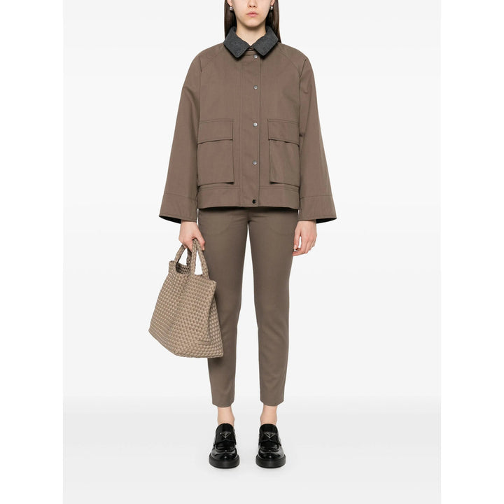 Brunello Cucinelli Brown Jackets - Oversized Jackets Women