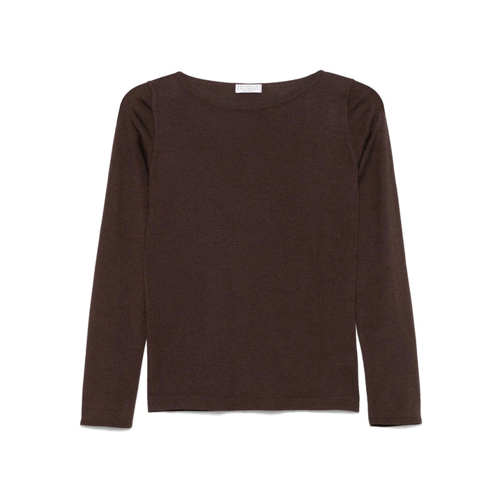 Brunello Cucinelli Brown Tops - T-Shirts & Jerseys Women