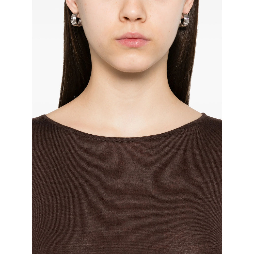 Brunello Cucinelli Brown Tops - T-Shirts & Jerseys Women