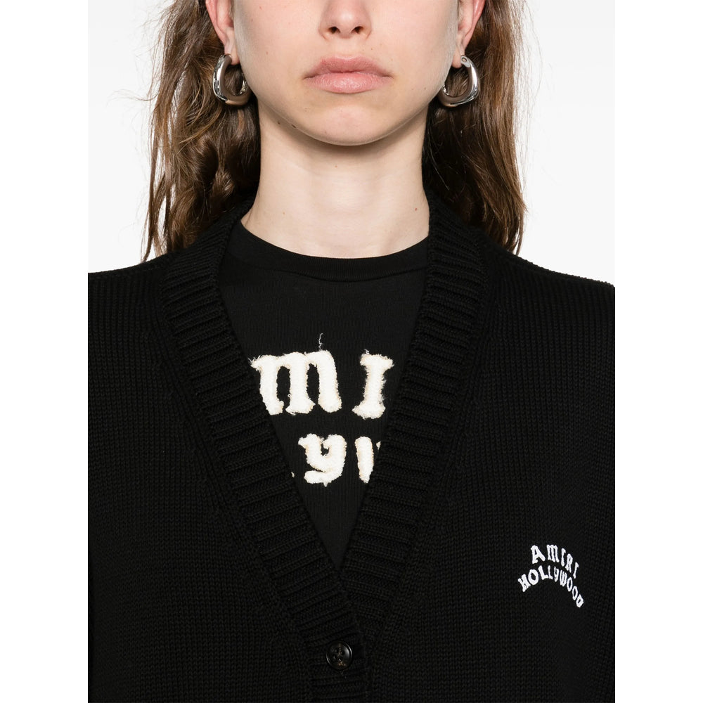 Amiri Black Knitwear - Cardigans Women