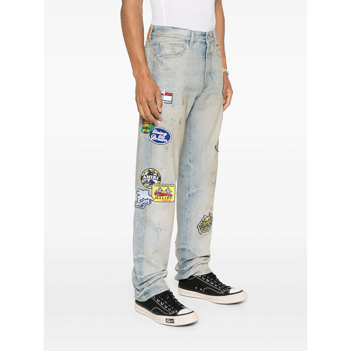 Amiri Blue Denim - Regular & Straight-Leg Jeans Men