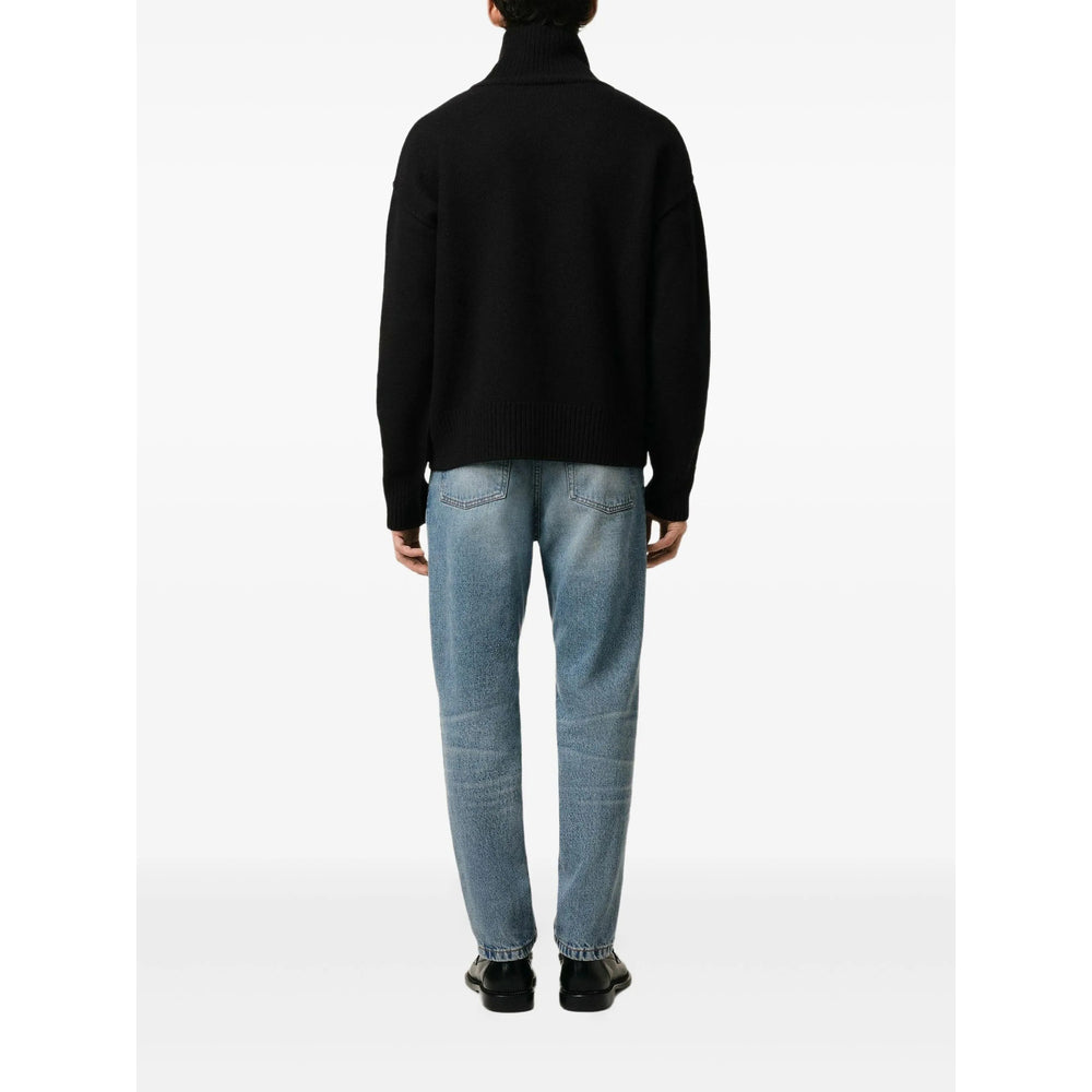 Ami Paris Black Sweaters & Knitwear - Jumpers Men