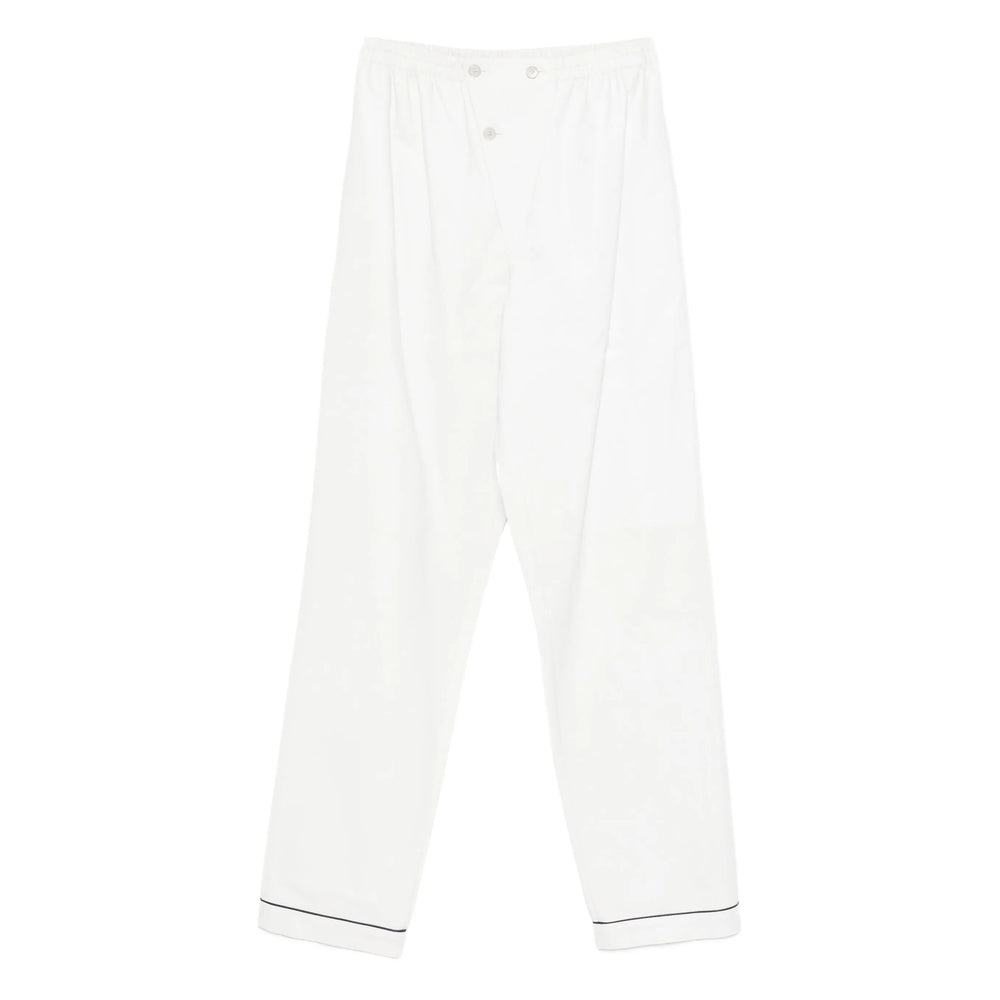Prada White Trousers - Straight Trousers Women