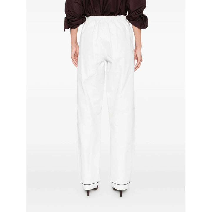 Prada White Trousers - Straight Trousers Women