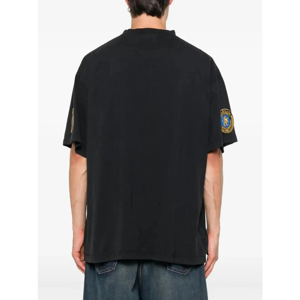 Balenciaga Black T-Shirts & Vests - T-Shirts Men