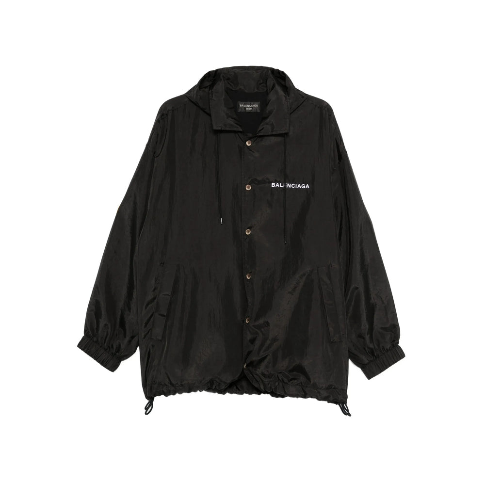 Balenciaga Black Jackets - Hooded Jackets Men