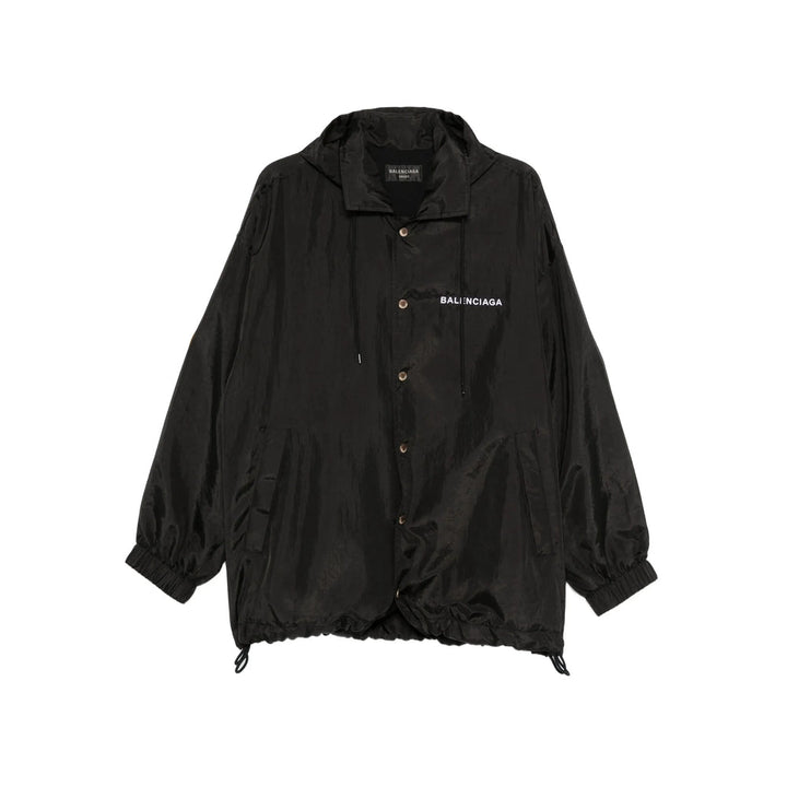 Balenciaga Black Jackets - Hooded Jackets Men