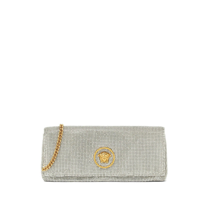 Versace Silver Clutch Bags Women