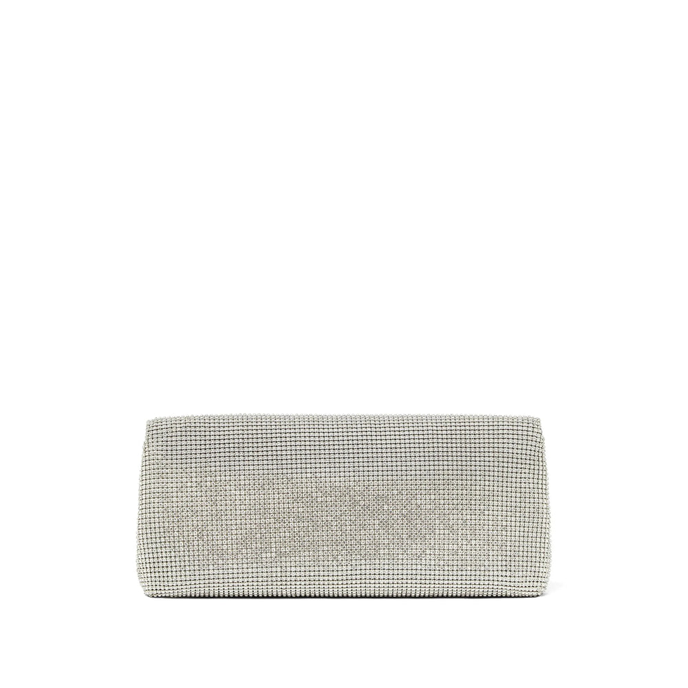 Versace Silver Clutch Bags Women