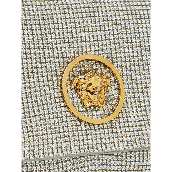 Versace Silver Clutch Bags Women