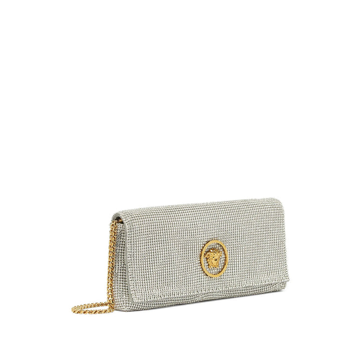 Versace Silver Clutch Bags Women